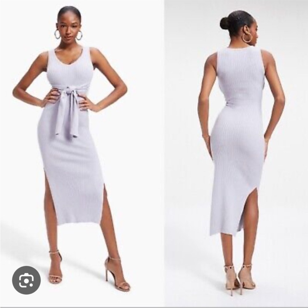 Good American Elegant Lavender Sleeveless Dress